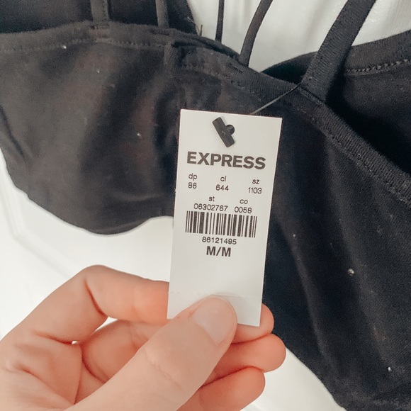 Express NWT Y Neck Strappy Bralette - Picture 4 of 6